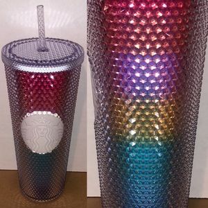Limited Edition Rainbow Studded Starbucks Tumbler